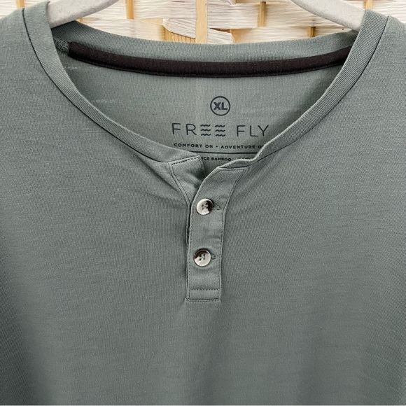 Free Fly Men's X-Large(XL) Bamboo Flex Long Sleeve Henley - Picture 8 of 8